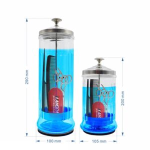 Hairdressing Sterilization Bottle Glass Scissors ( SMALL )