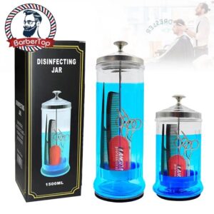 Hairdressing Sterilization Bottle Glass (LARGE)